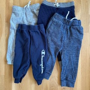 4 Pairs/Lot Navy Grey Joggers Baby Gap, Champion, Gymboree, Oshkosh 2T-3T